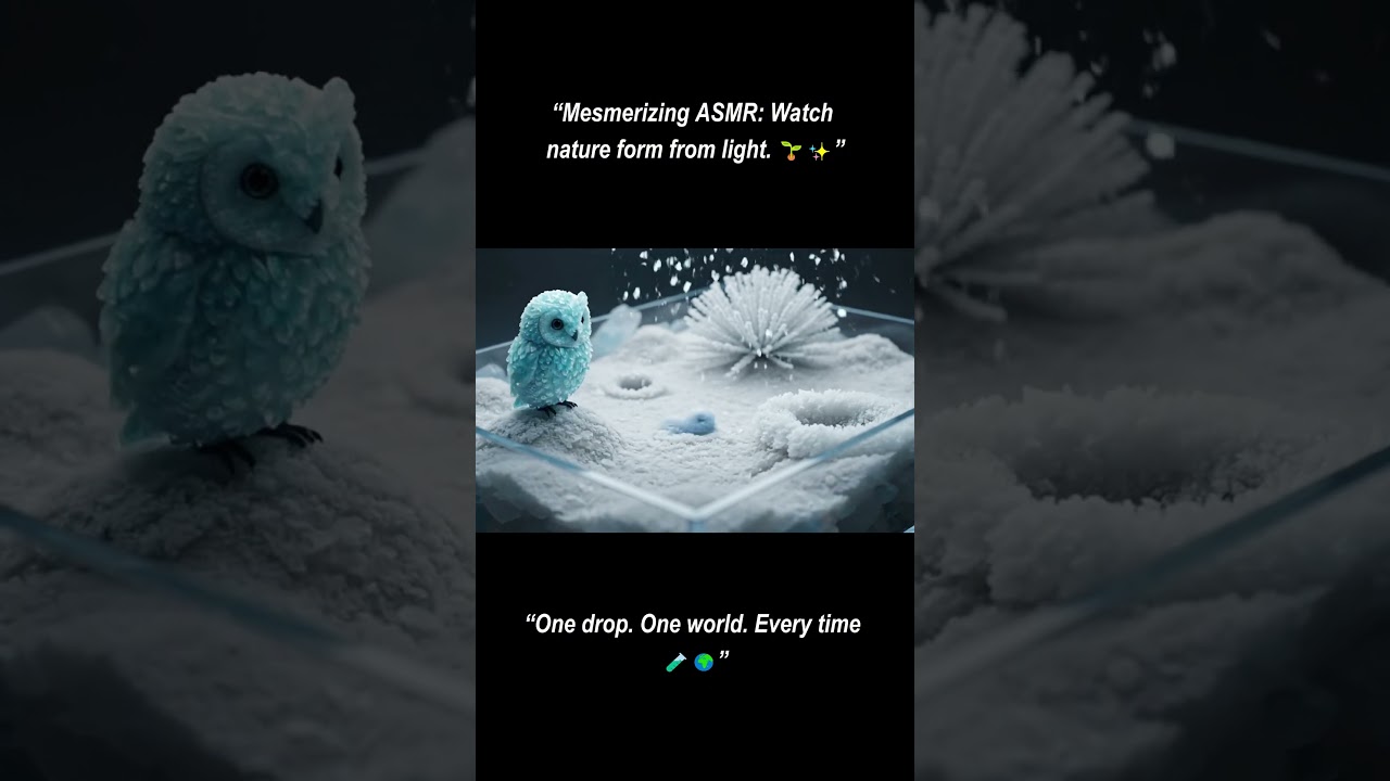 Asmr Tiny world. Real time. Pure calm 😮‍💨😳Short 91