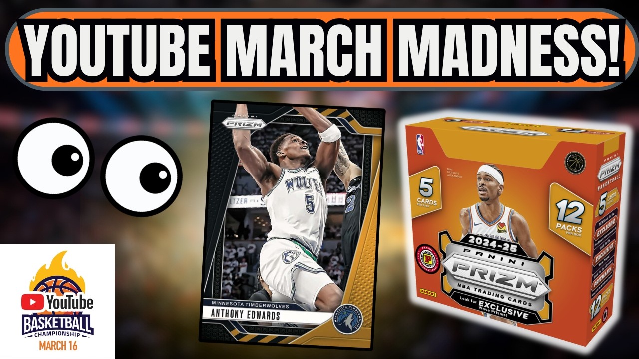 YouTube March Madness vs @SLVRsport Prizm Basketball Hobby Box!