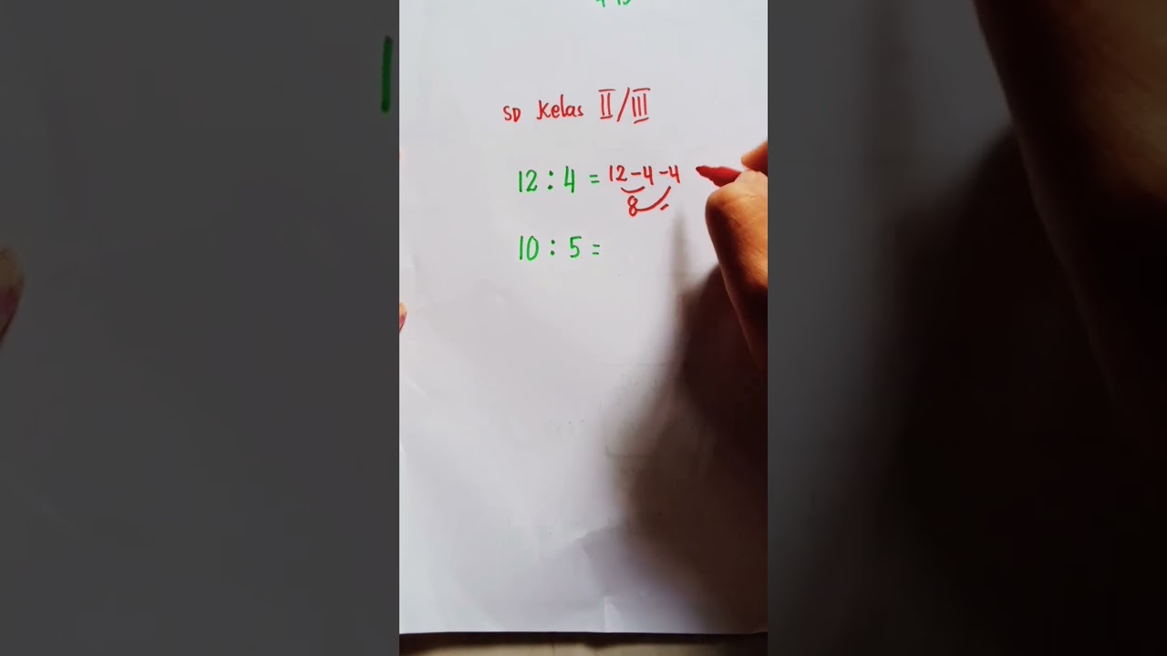 CARA MUDAH PEMBAGIAN ANAK SD KELAS 2 3 