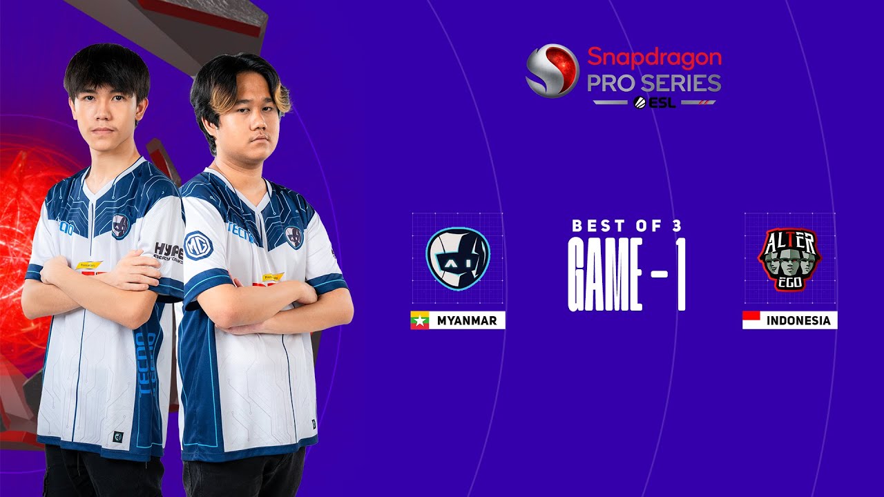 [Game - 1] Ai Esports vs Alter Ego  | Snapdragon Pro Series