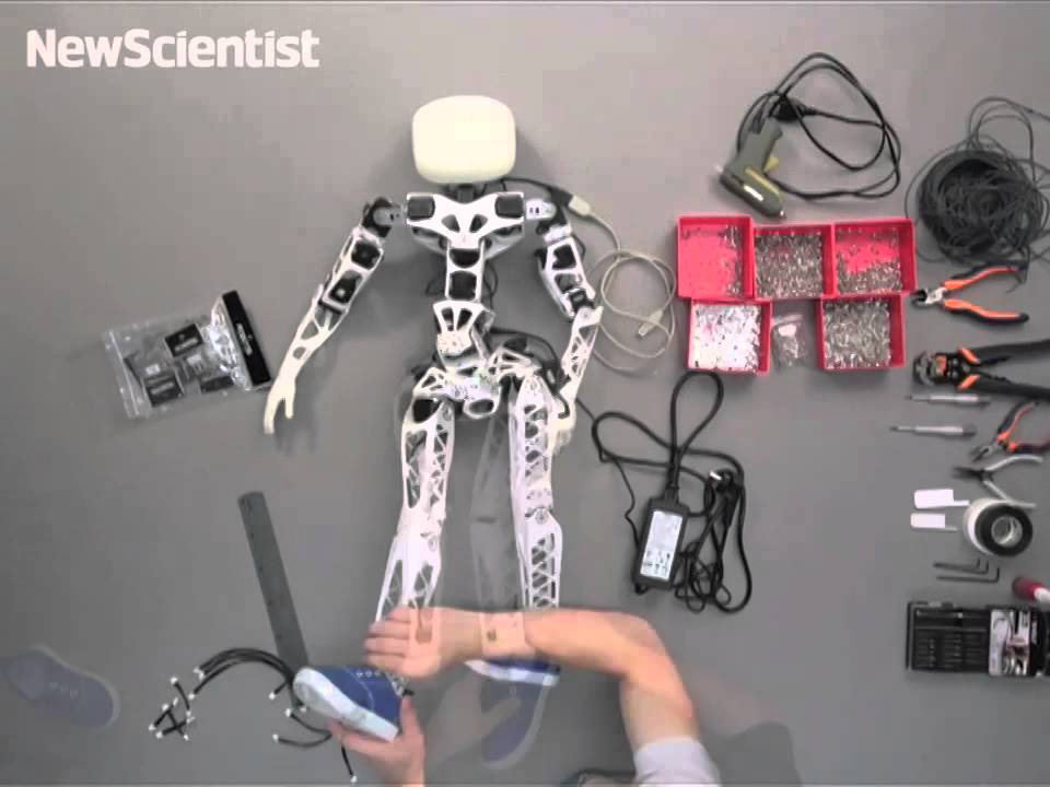 First 3D-printed, open-source humanoid robot