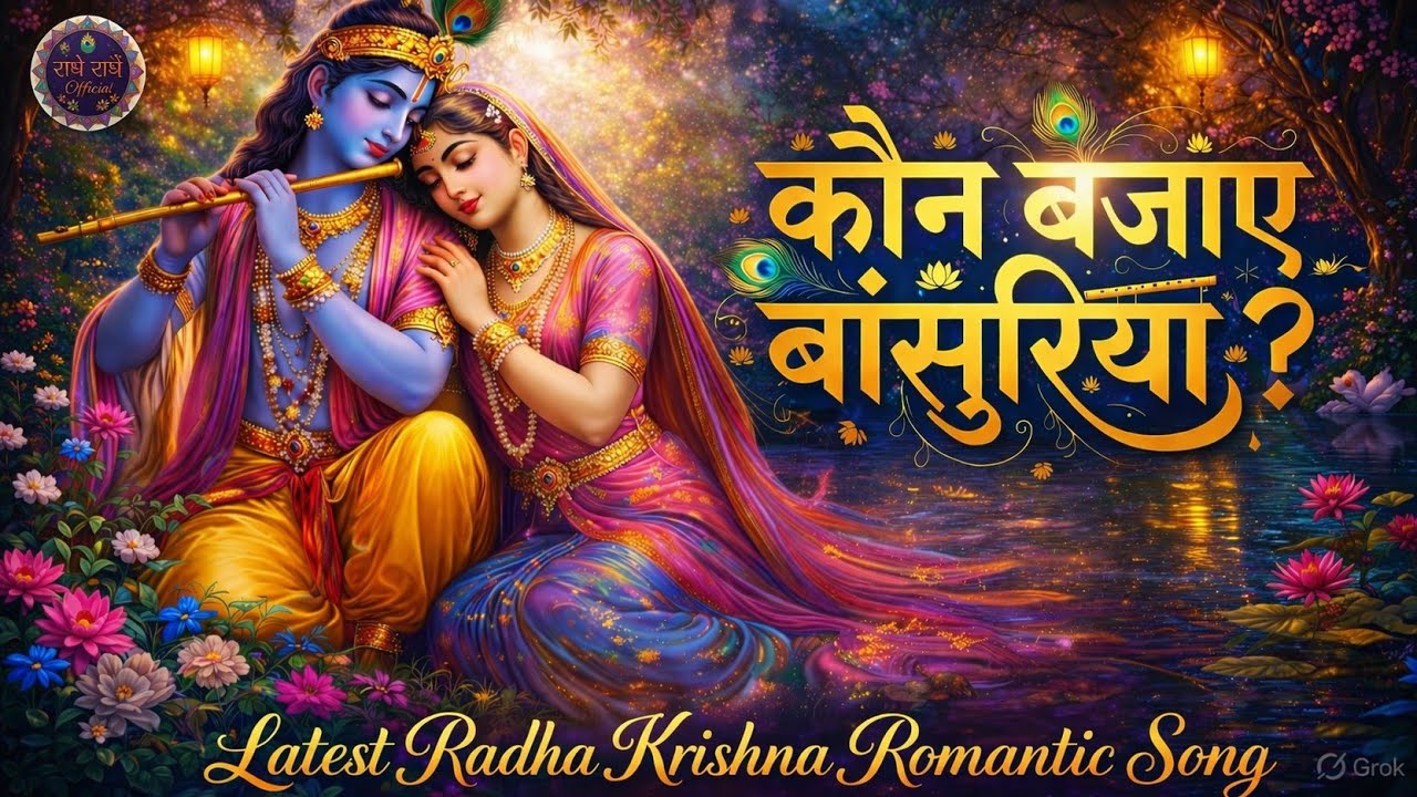 कौन बजाए बांसुरिया !! Must Listen Once&hearts;️ !! Kaun Bajaye Bansuriya  #latestbhajan2026 #krishnabhajan