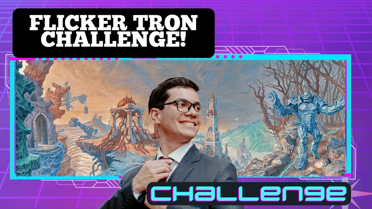 Taking on the big leagues! Flicker Tron Challenge!