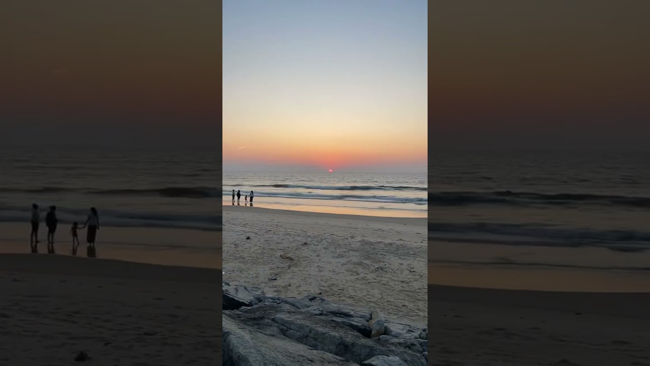 Sunset at Kodi Bengare Beach Udupi! #shorts