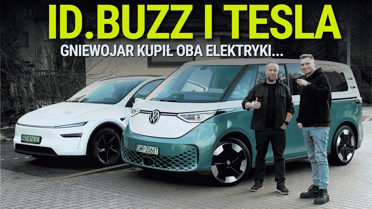 Ma Tesle i VW ID. Buzz ⚡️ Kt&oacute;ry jest lepszym elektrykiem? Miejska Setka #7