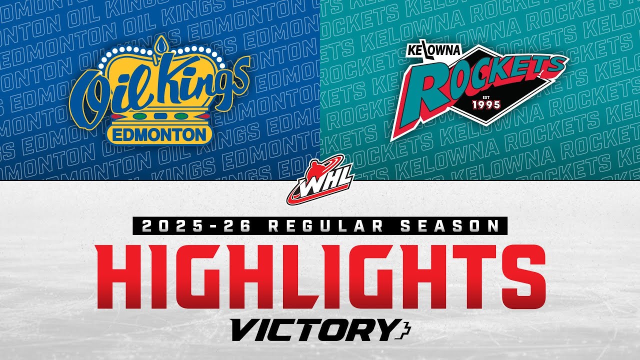 Edmonton Oil Kings kontra Kelowna Rockets 19.11 | Najważniejsze momenty WHL 2025-26