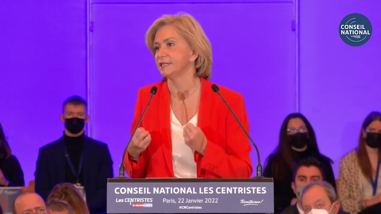 Discours de Val&eacute;rie P&eacute;cresse - Conseil National Les Centristes