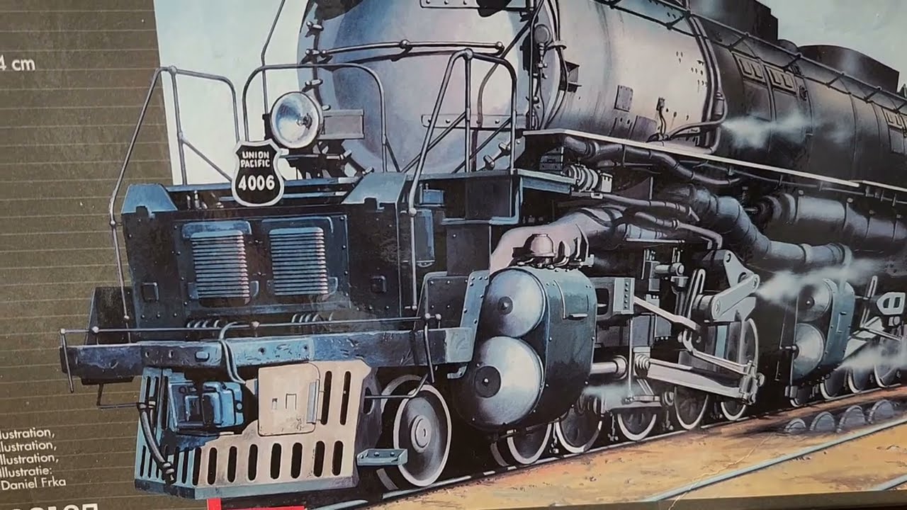 Revell 1/87 scale big boy locomotive #modelbuilding #scalemodelbuilding @ModelsbyJay