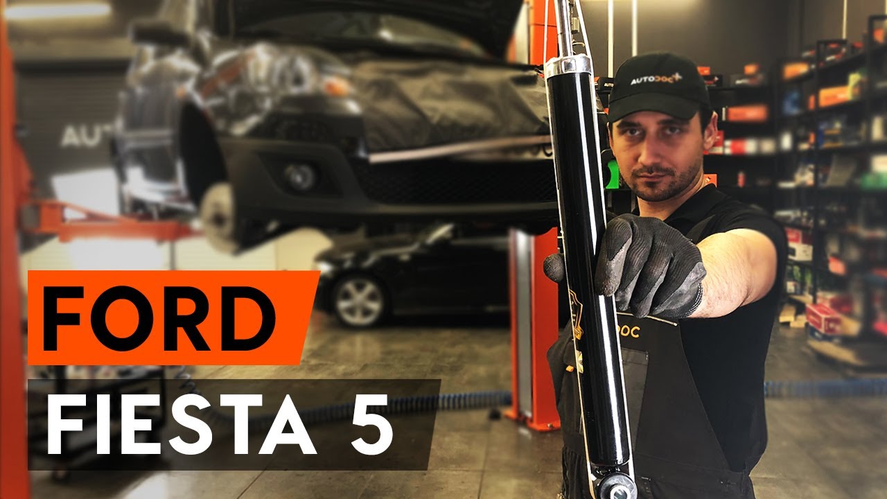 Wie FORD FIESTA V JH, JD Sto&szlig;d&auml;mpfer hinten wechseln [AUTODOC TUTORIAL]
