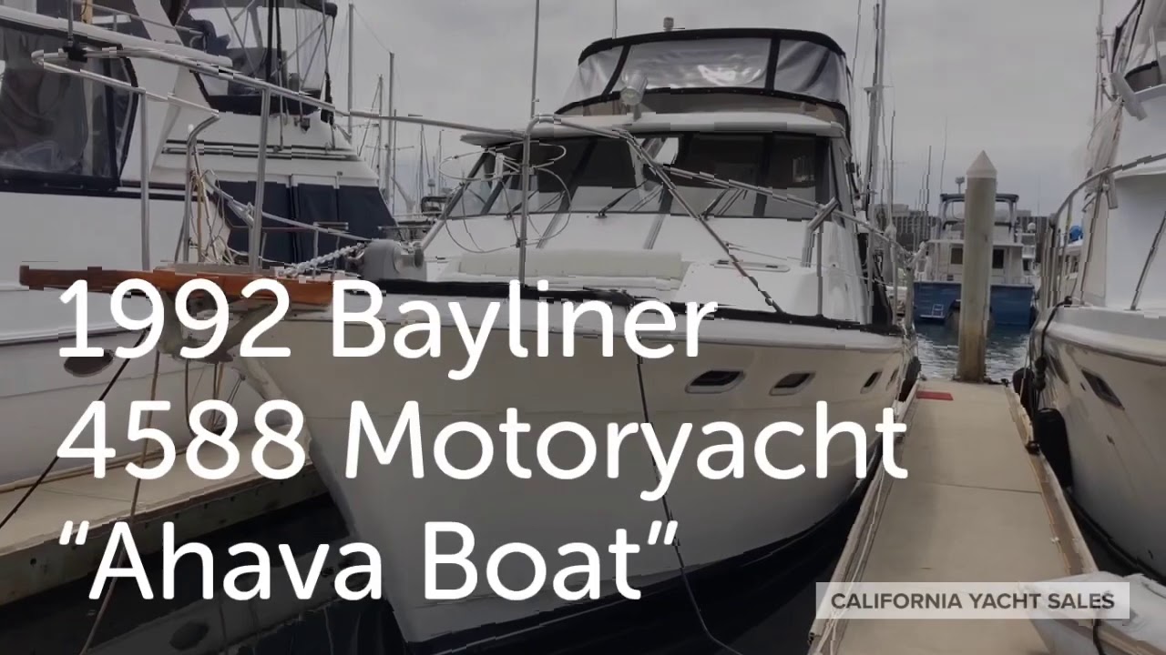 1992 Bayliner 4588 Motoryacht | California Yacht Sales