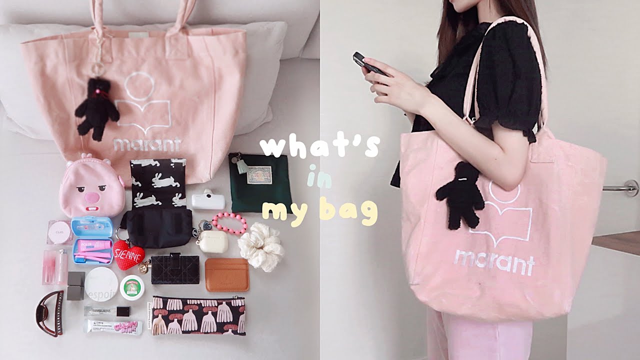 ˗ˋ꿀잼보장ˊ˗ 21살 대학생 왓츠인마이백 ˚♡⋆｡˚ ⋆ 틴트 7개, 파우치 4개,,,🤦🏻보부상 꿀템 추천+대학생 가방 추천 | 디올 지갑, 템버린즈 향수, 시엔느