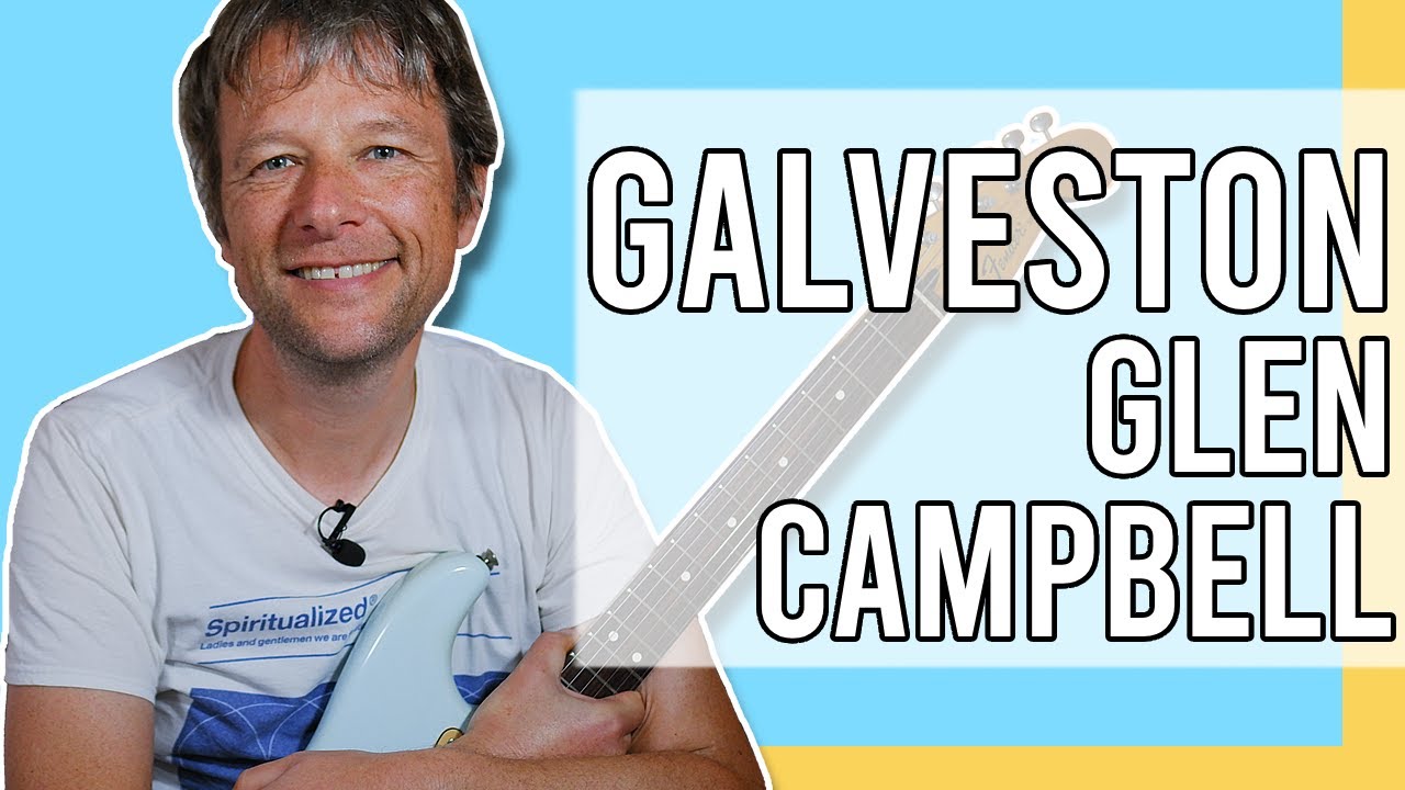 How to play Galveston by Glen Campbell TABS on screen