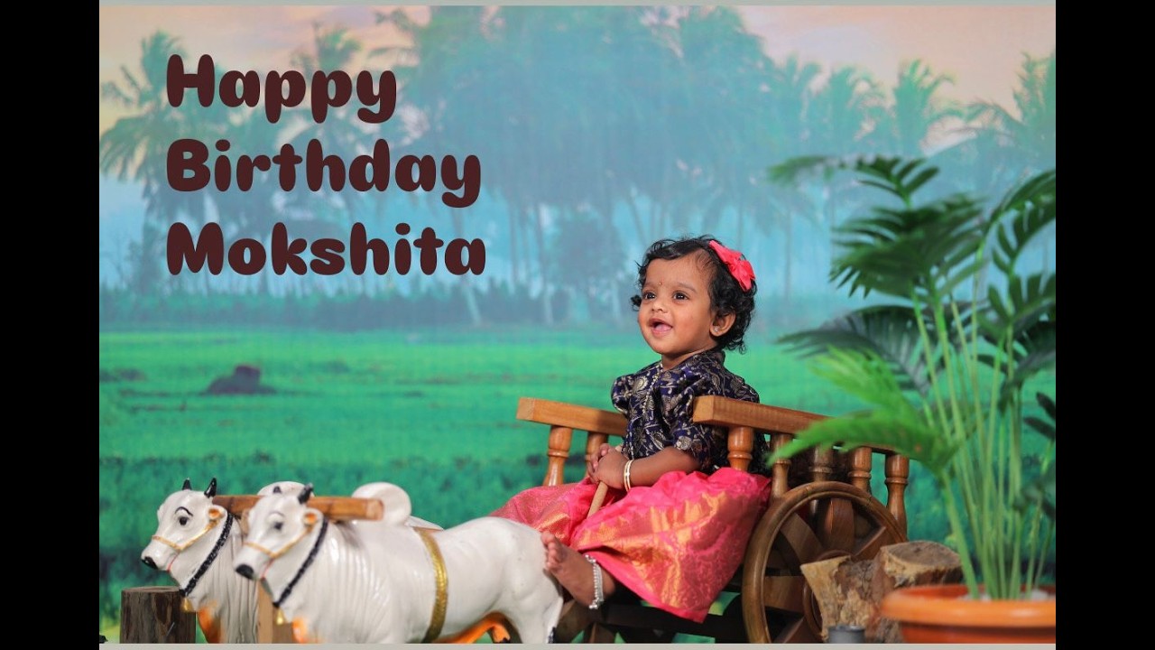 MOKSHITHA Pre-Birthday | Best Photoshoot | Cinematic Video | AI Effect | Trending Edits | Cute Baby