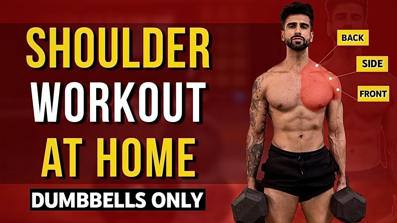 Full SHOULDER HOME WORKOUT (Dumbbells Only) | With Warmup and Cooldown