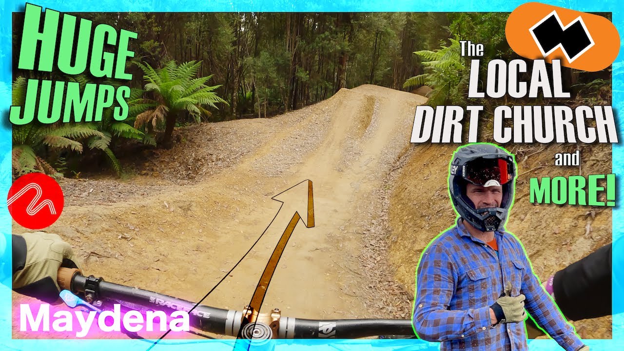 The jump trails are epic at MAYDENA BIKE PARK