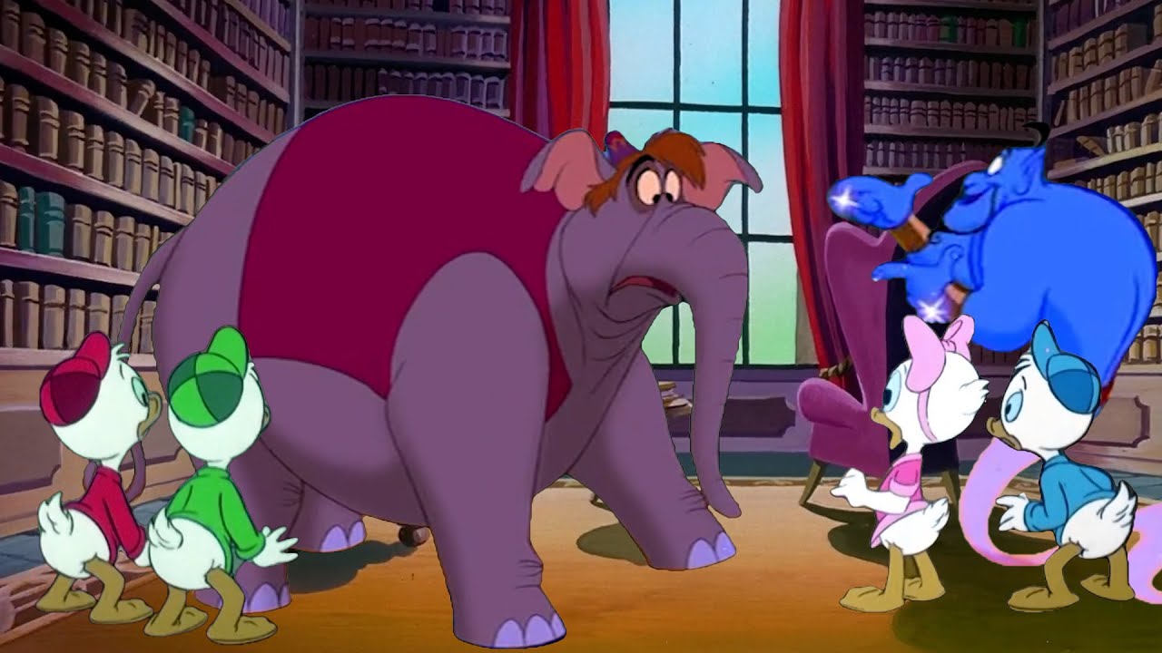 Когда встретились Утиные истории и Джинн / Кроссовер Disney