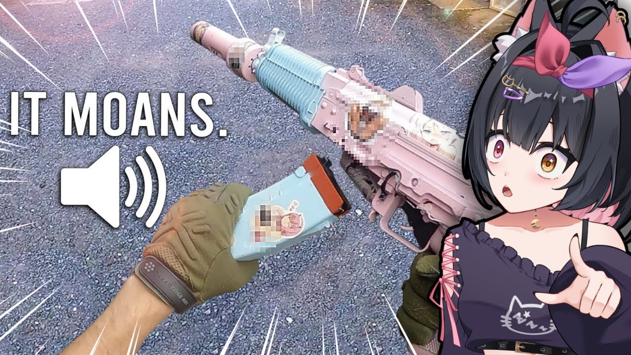 WHAT AM I WATCHING?! || Weeb Brings MOANING Anime Gun to Airsoft Game...