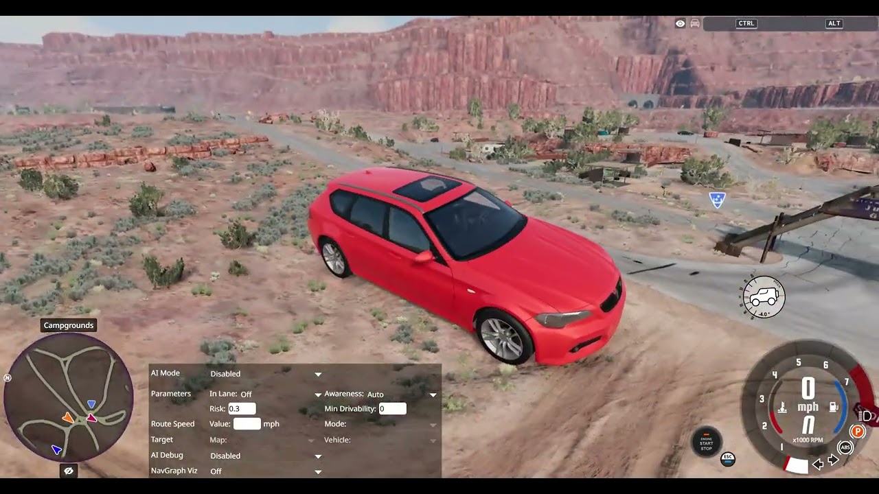 BeamNG drive  big car mod [game crashes at the end