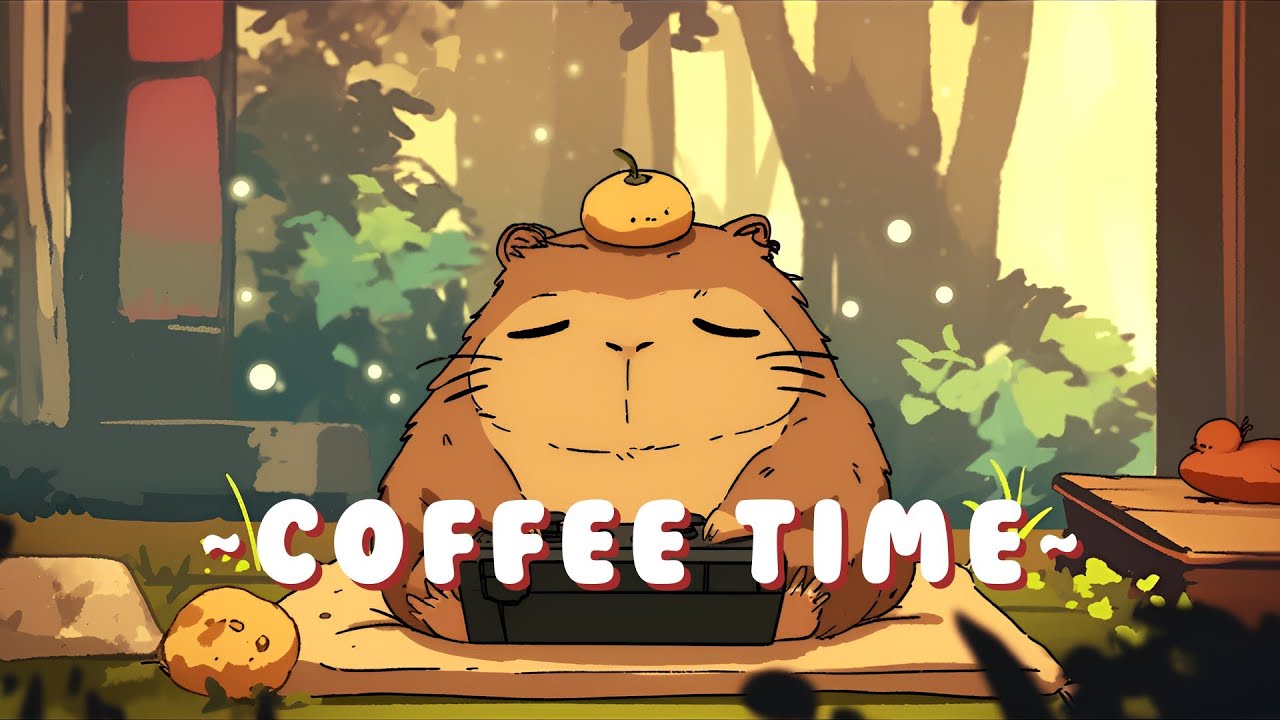 [60 Minutes] Lofi Capybara Radio | Chill Study Music Mix 🎵 | Non Stop Music