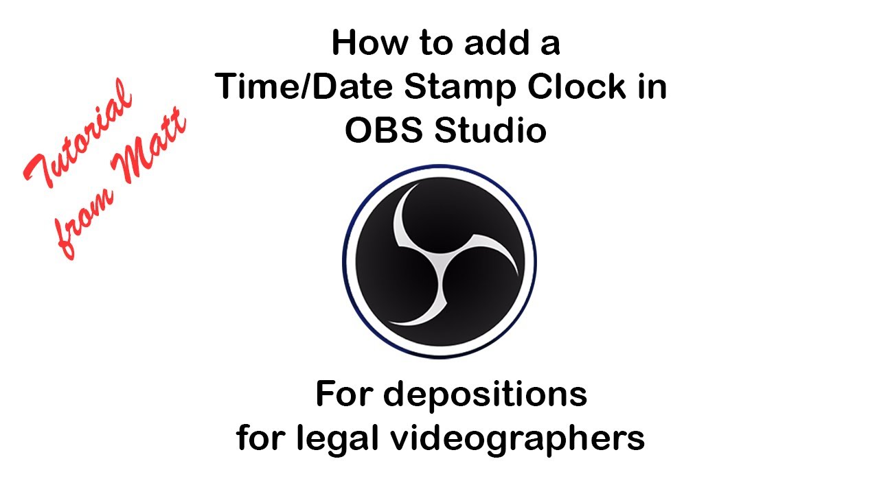 How to add a Clock to my OBS