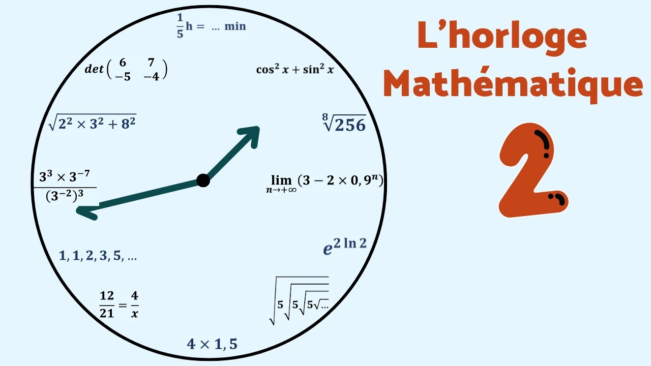 L'HORLOGE MATHÉMATIQUE N°2
