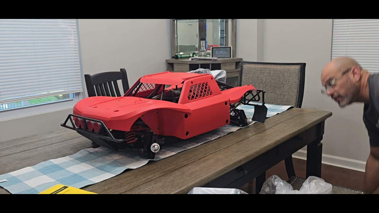 30 degree North DTT-7S V2 38cc unboxing and first start#automobile#rccar#losi5t#fearlessrc#30degreeN