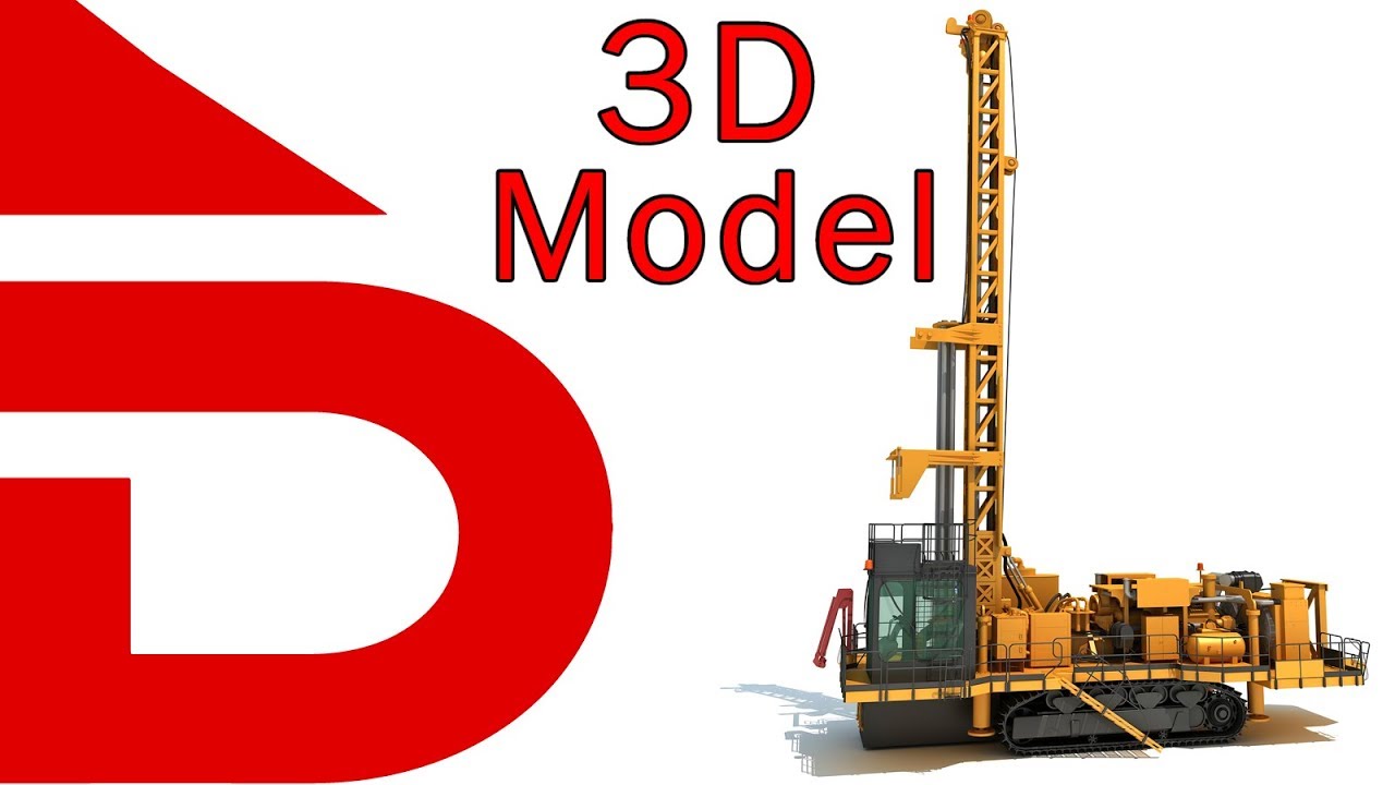 Rotary Blasthole Drill | 3D Models