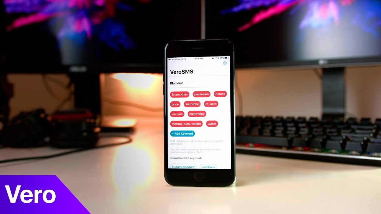 Vero - SMS SPAM Filtering on your iPhone
