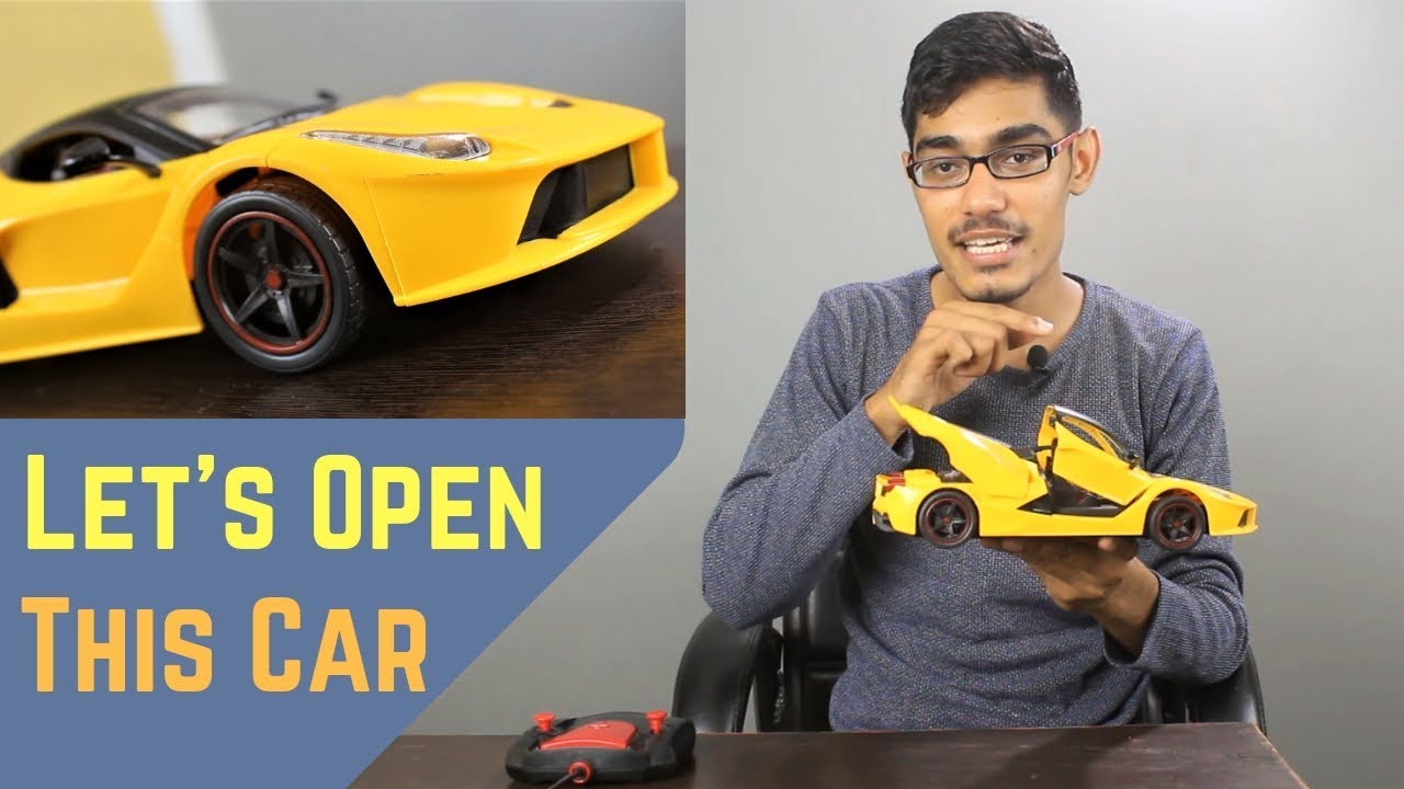 देखिए कैसे मैंने इस Ferrari को खोल दिया ! GIVEAWAY+ What Is Inside Remote Controlled Car | XYZ |