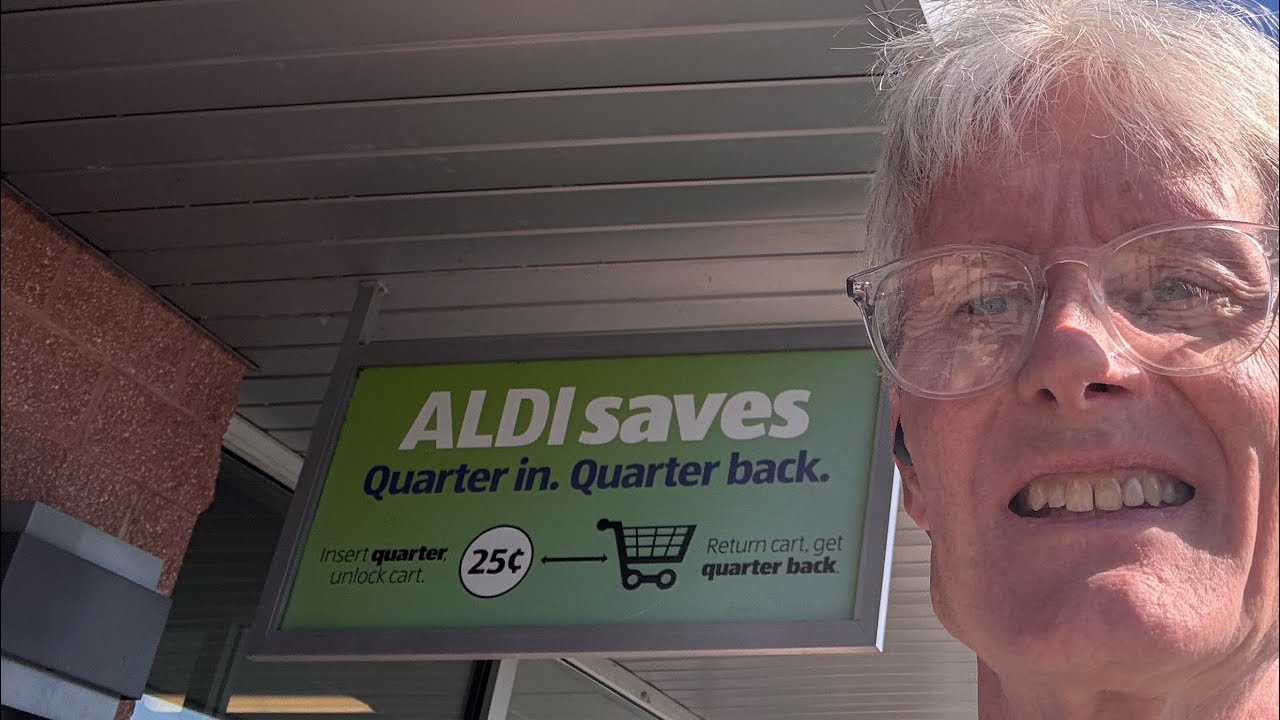 “ALDI” Grocery Shopping for 🥶COLD Things by BICYCLE 🚴‍♂️