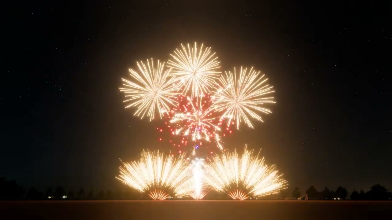 Feu d'artifice Pyromusical FWSIM, 26 janvier 2025