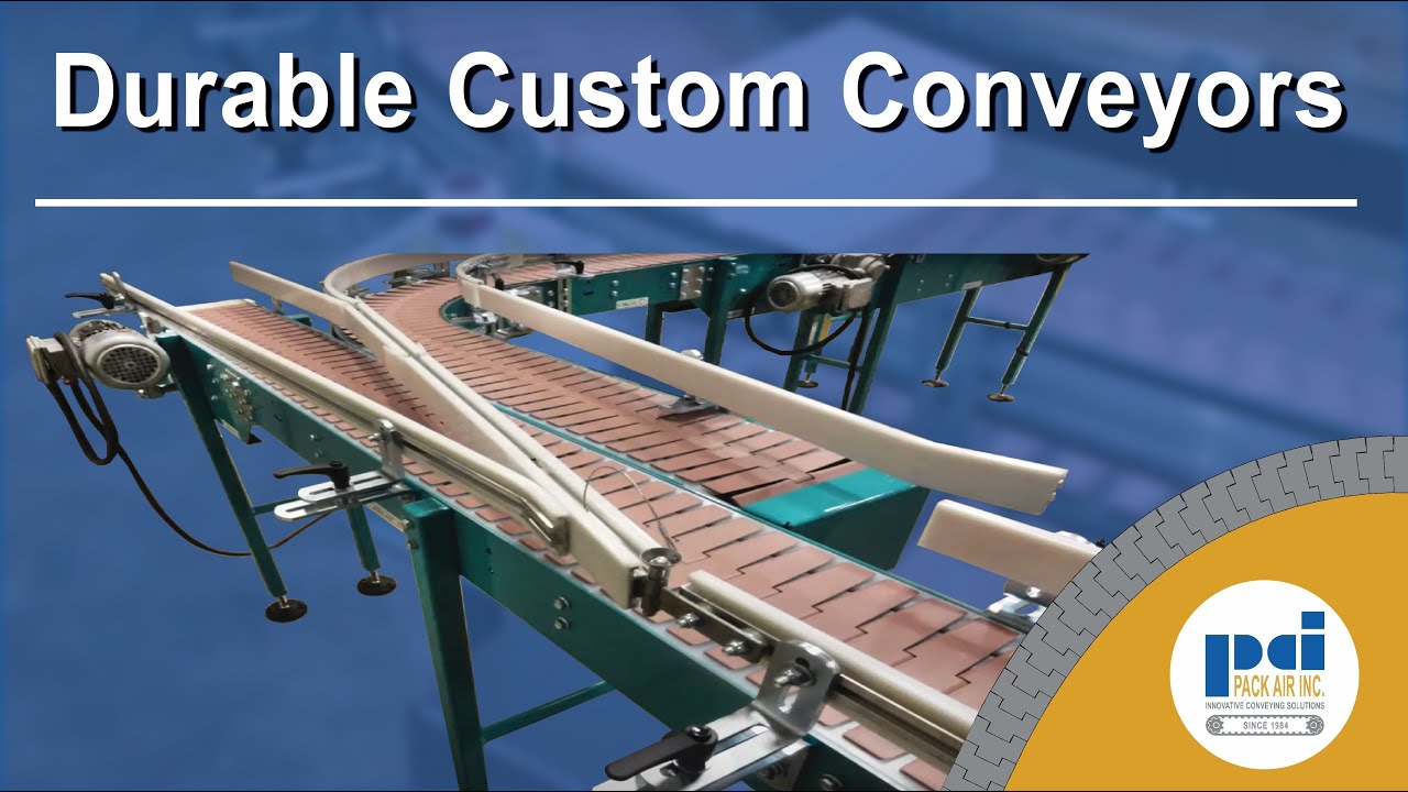 Robust Plastic and Steel Chain Conveyors