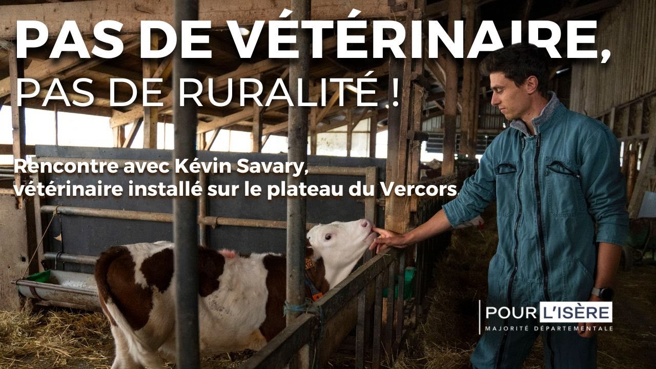 Pas de vétérinaire, pas de ruralité ! Rencontre avec Kévin Savary, vétérinaire dans le Vercors.