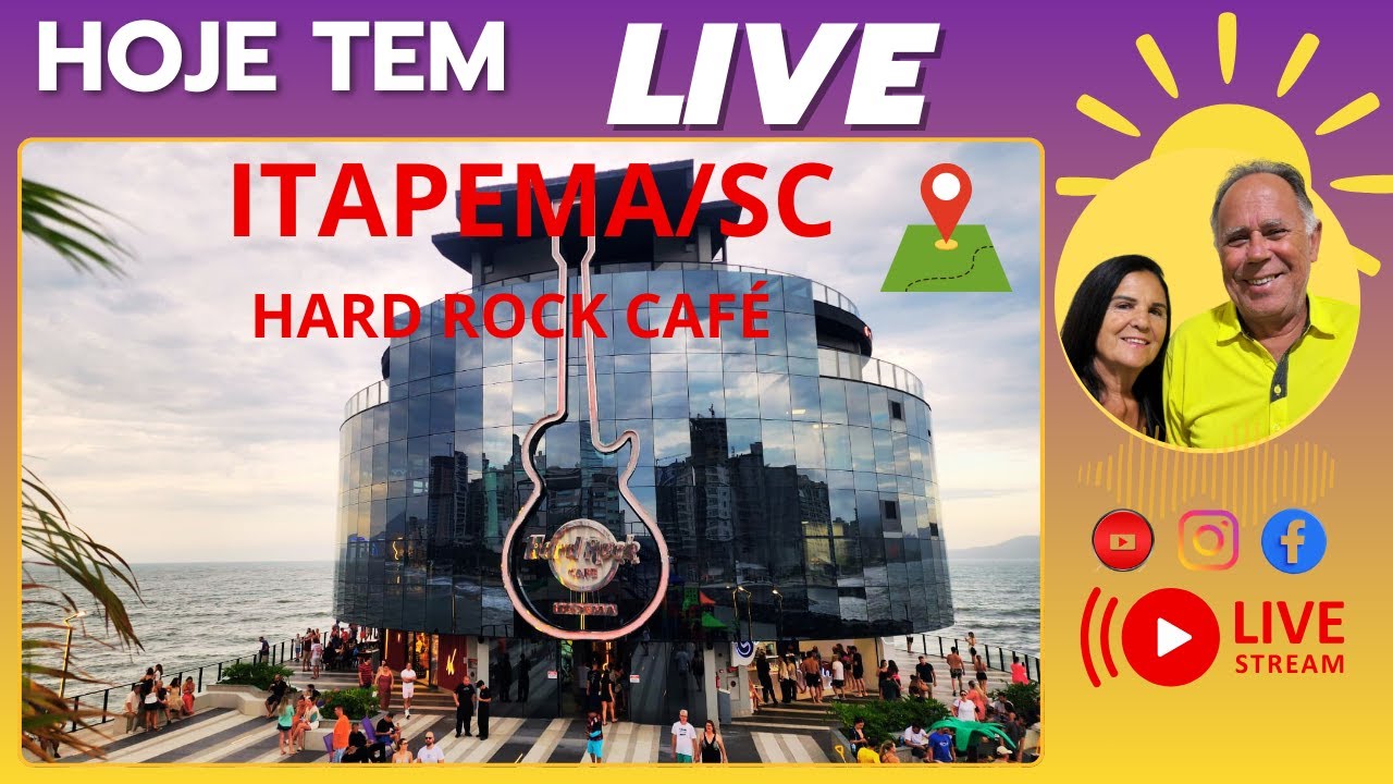 ITAPEMA / SC  VISITANDO HARD ROCK CAFÉ   19:30HR