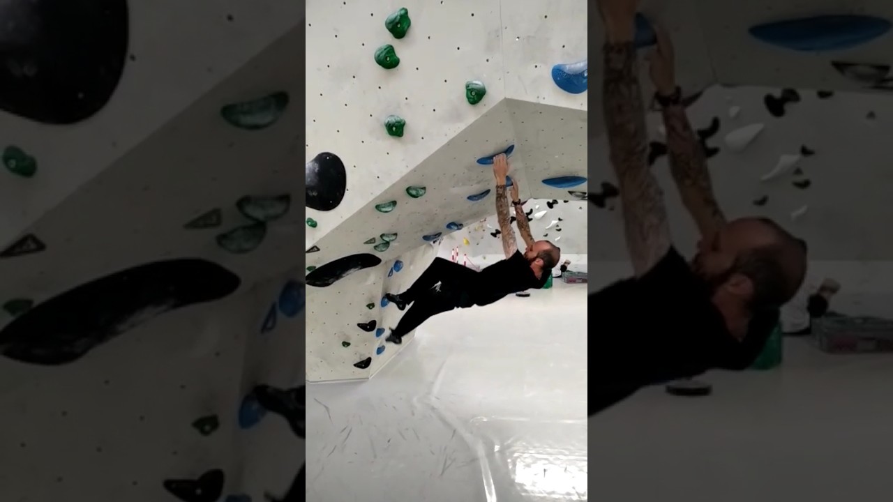 Boulder Training im &Uuml;berhang