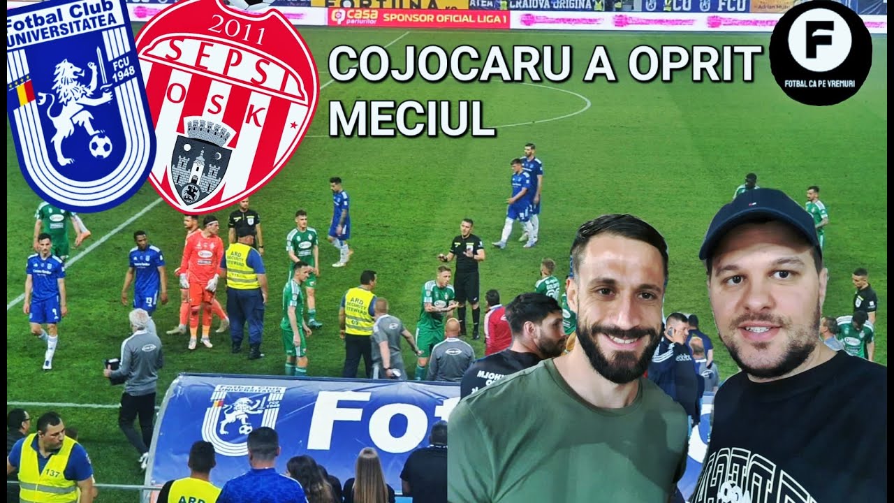 FCU Craiova-Sepsi a fost întrerupt din cauza scandărilor xenofobe, am discutat cu Lorenzo Paramatti!