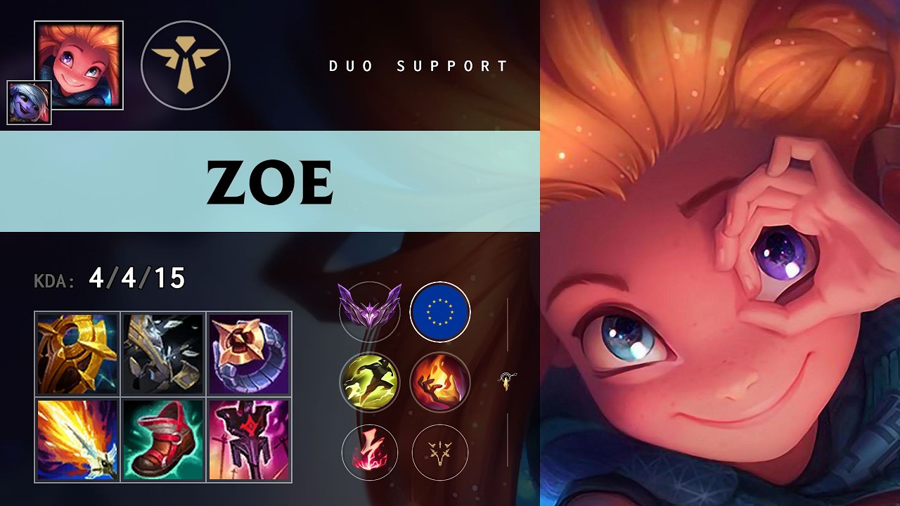Zoe Support vs Bard - EUW Master Patch 26.13