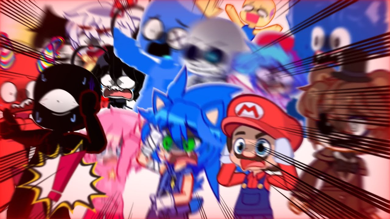 { Все } мем с криком про пиццерию ‼️// Реагирование на жару в Gacha 😰‼️