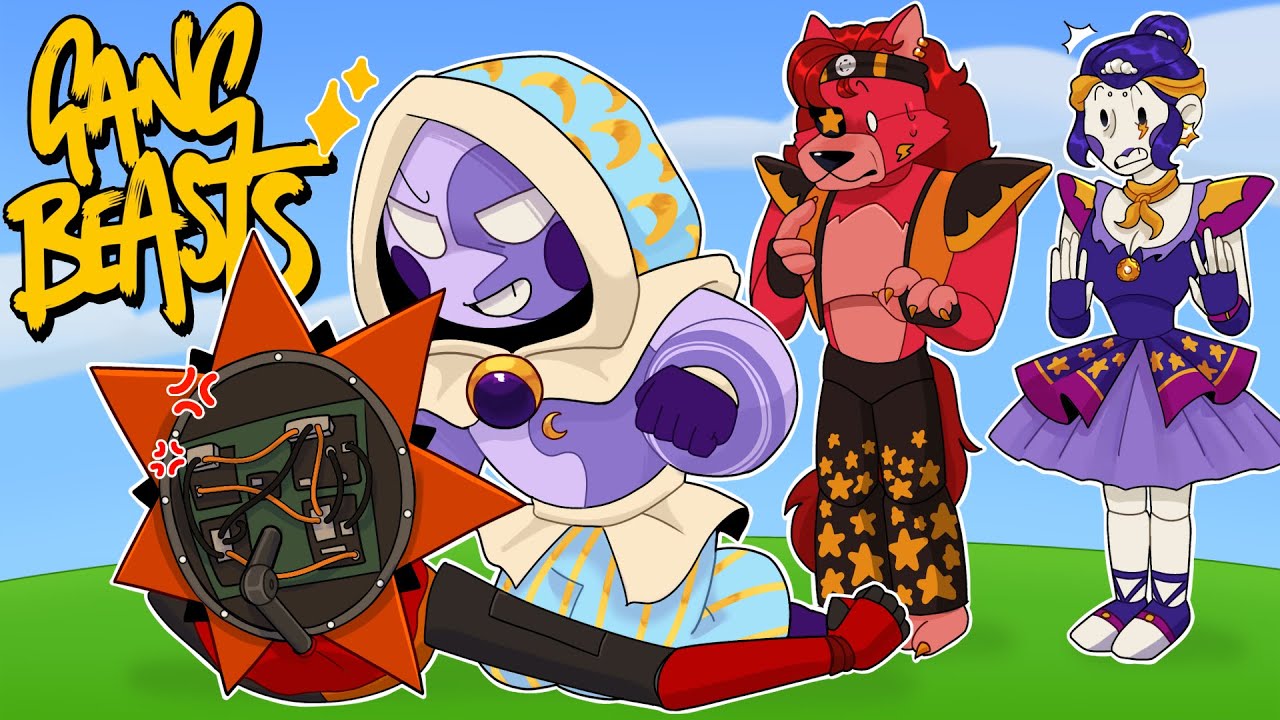 Gang Beasts - LUNAR AND ECLIPSE DUKE IT OUT при участии Lunar и Ballora