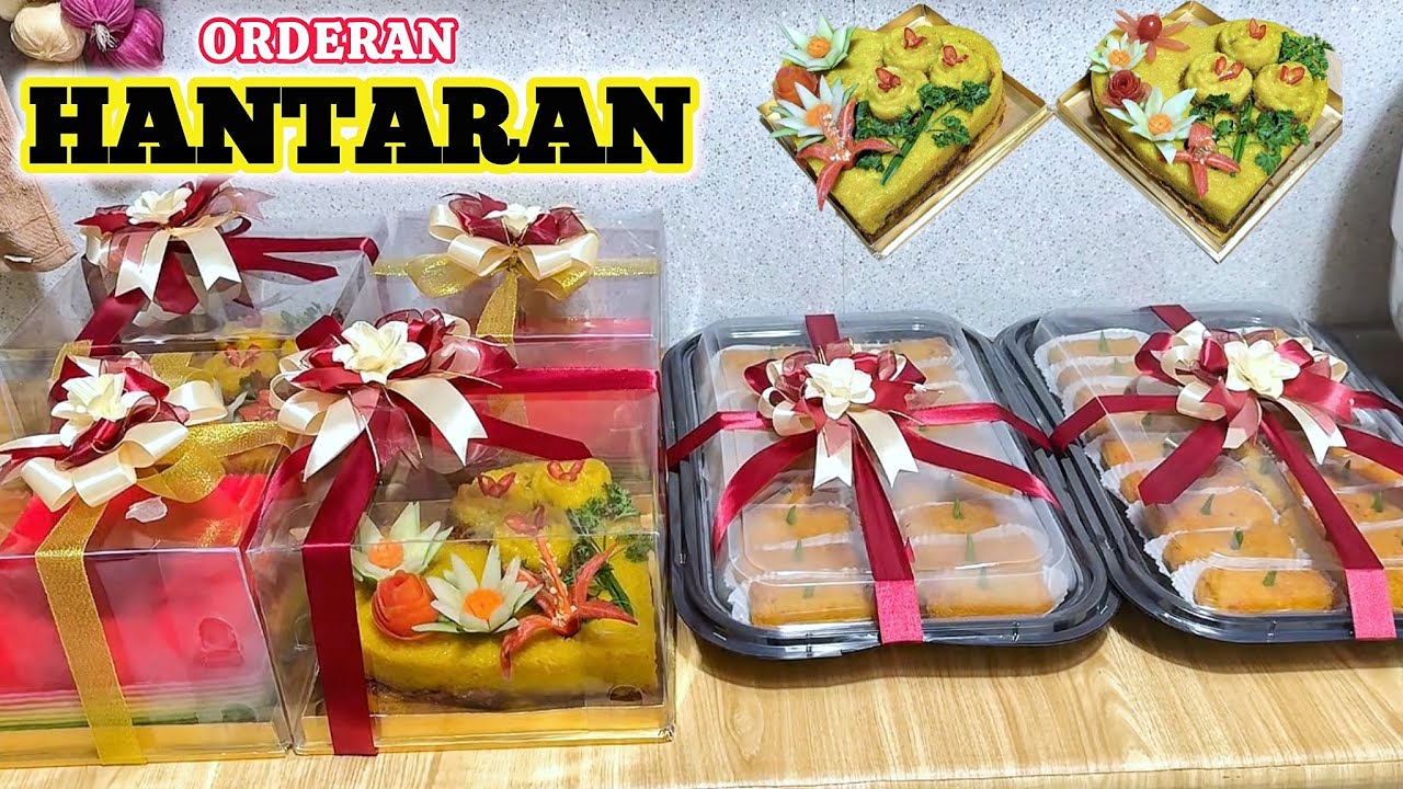 ORDERAN HANTARAN PERNIKAHAN #idejualan #hantaransimple #pulutkuning #niahermanto