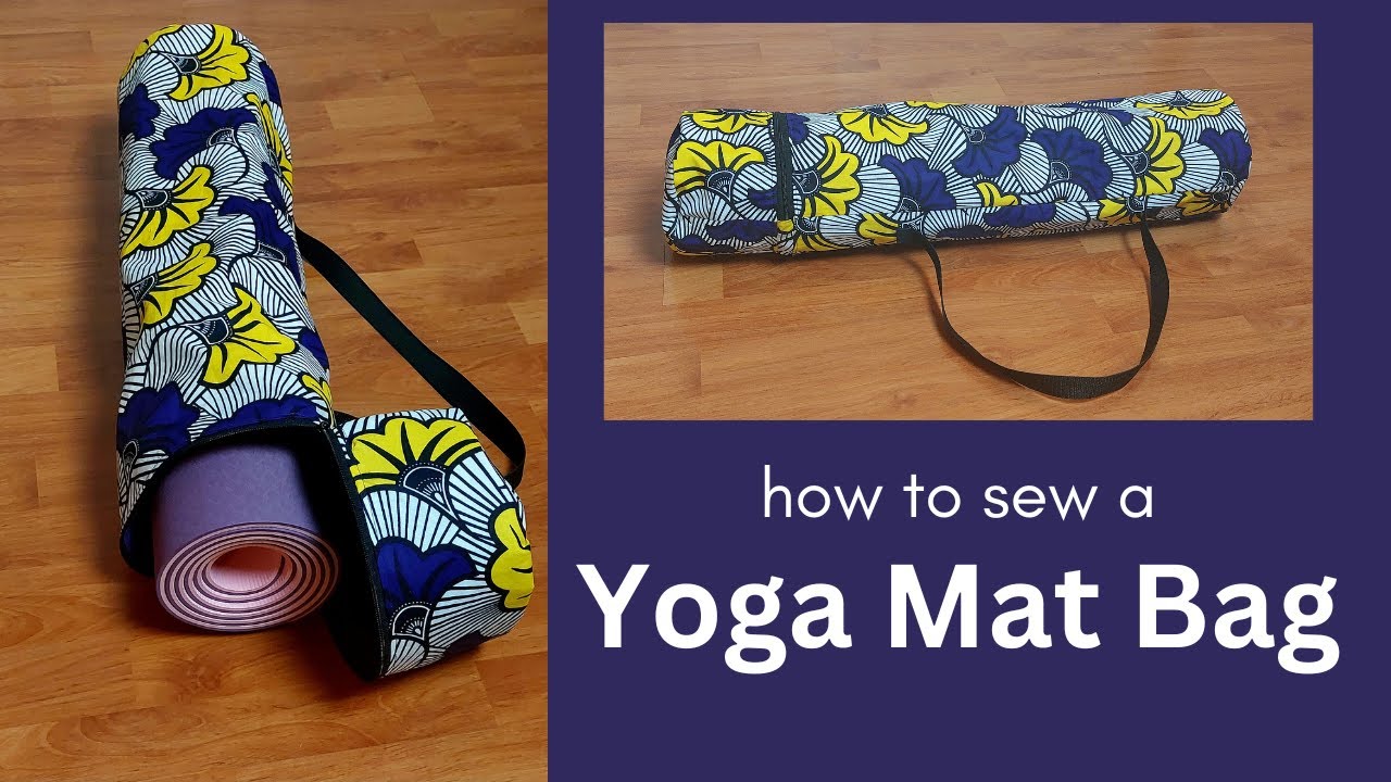 DIY Yoga Mat Bag with Zipper | Sewing Tutorial
