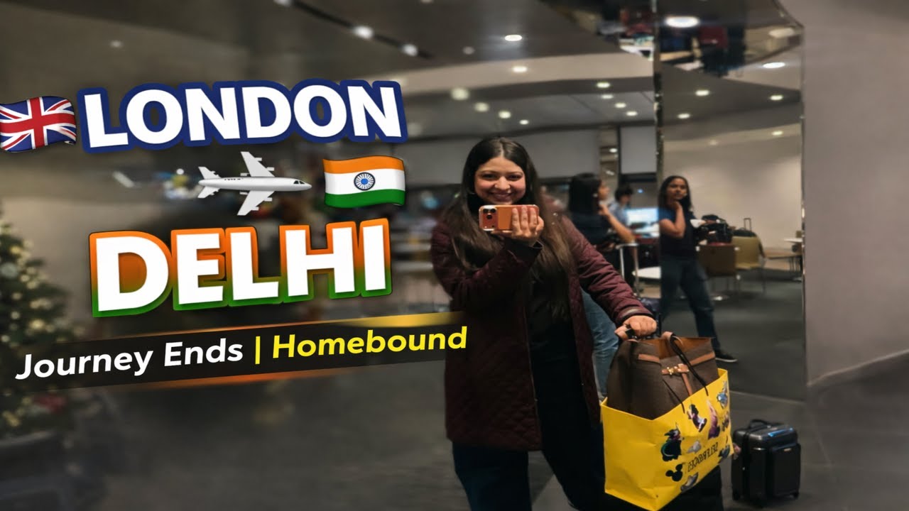 London से Delhi तक का सफर | 🇬🇧✈️🇮🇳 Full Travel Vlog | Pratima Dutta