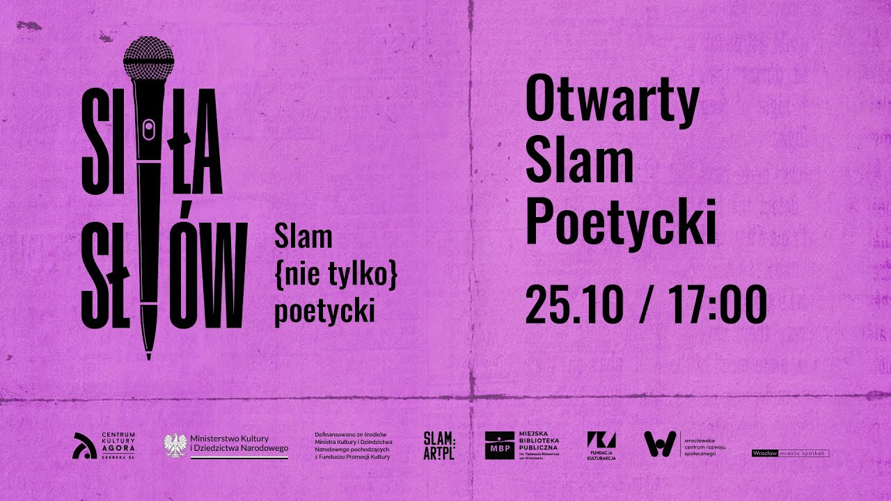 Otwarty Slam Poetycki 25.10