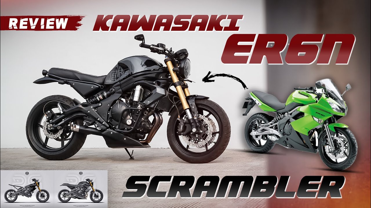 KAWASAKI ER60n CUSTOM SCRAMBLER udah paling wort it!!! || by akagarage