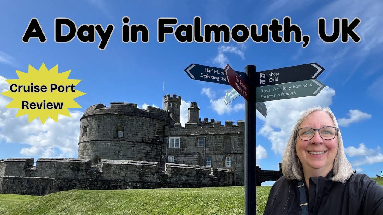 Amazing Day in Falmouth UK! -  Pendennis Castle and City Exploring