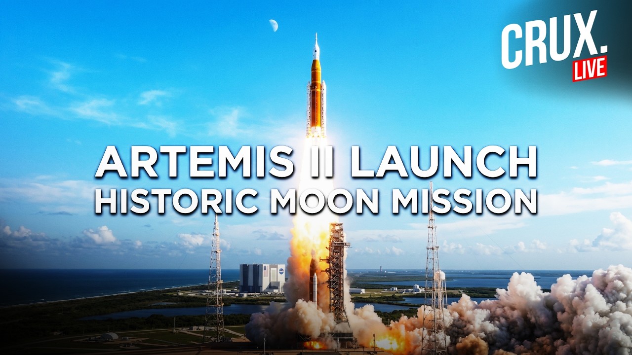 NASA LIVE | Artemis II Launch | Liftoff From Kennedy Space Center | Moon Rocket | Astronauts | Crux