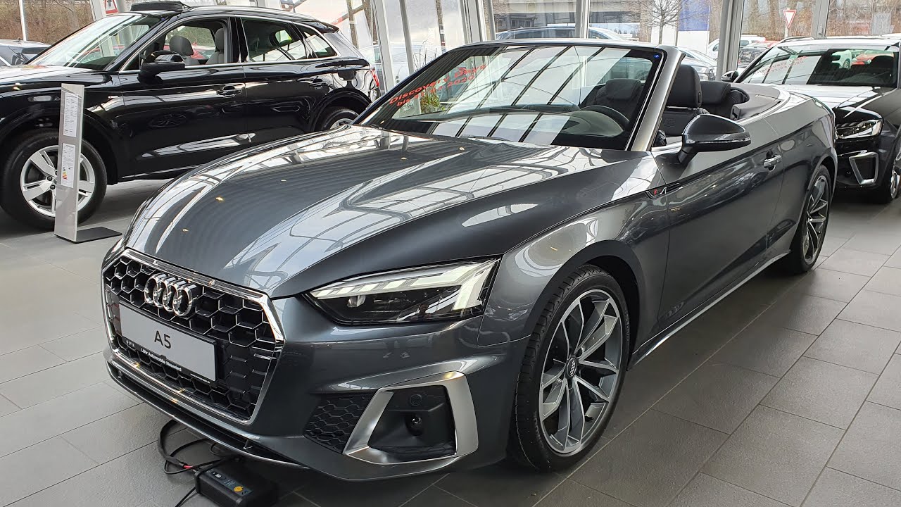 2020 Audi A5 Cabrio Sline 40 TFSI (190hp) - Visual Review!