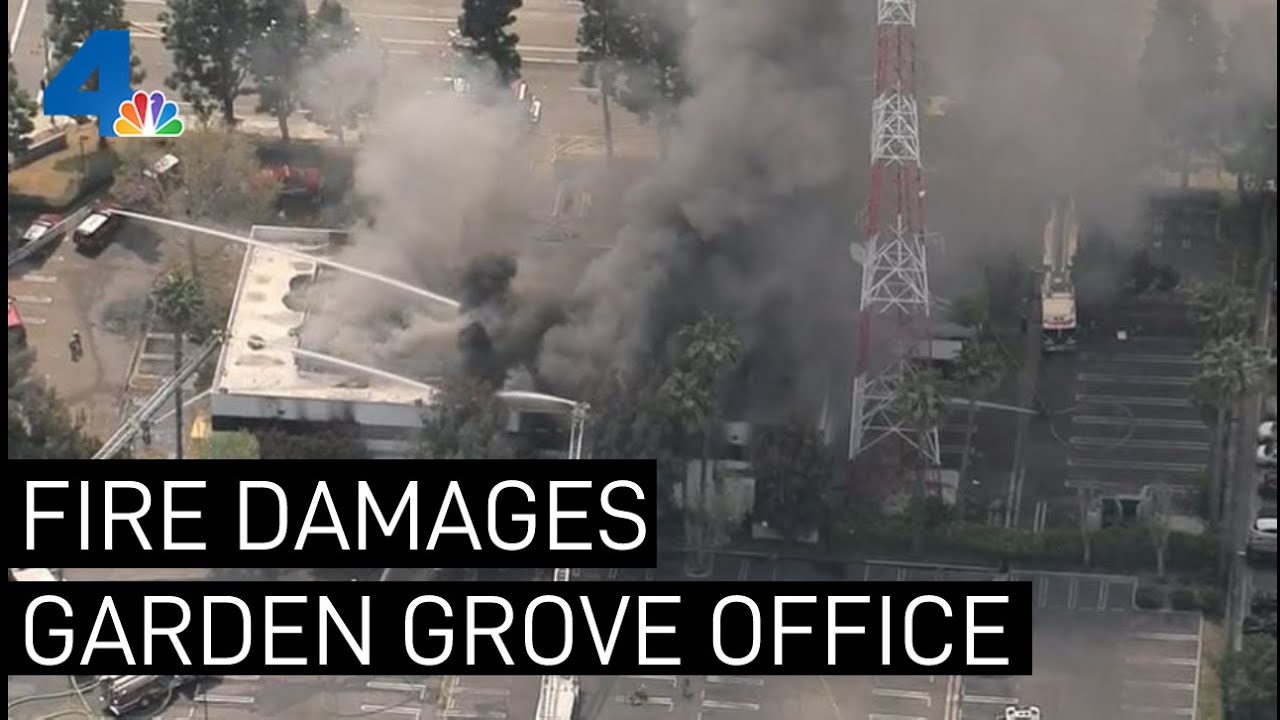 Fire Damages Garden Grove Office Building | NBCLA