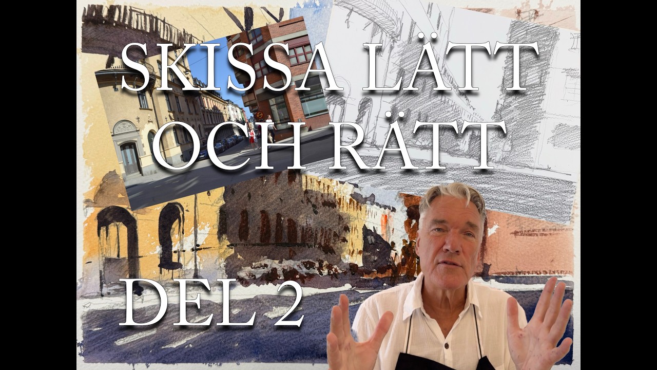 Skissa lätt och rätt – del 2 färgläggning