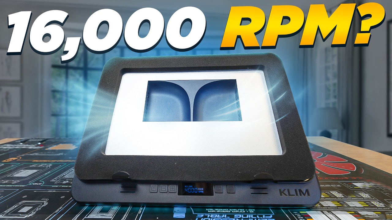 Охлаждающая подставка для ноутбука 16 000 об/мин! KLIM Turbo Frost